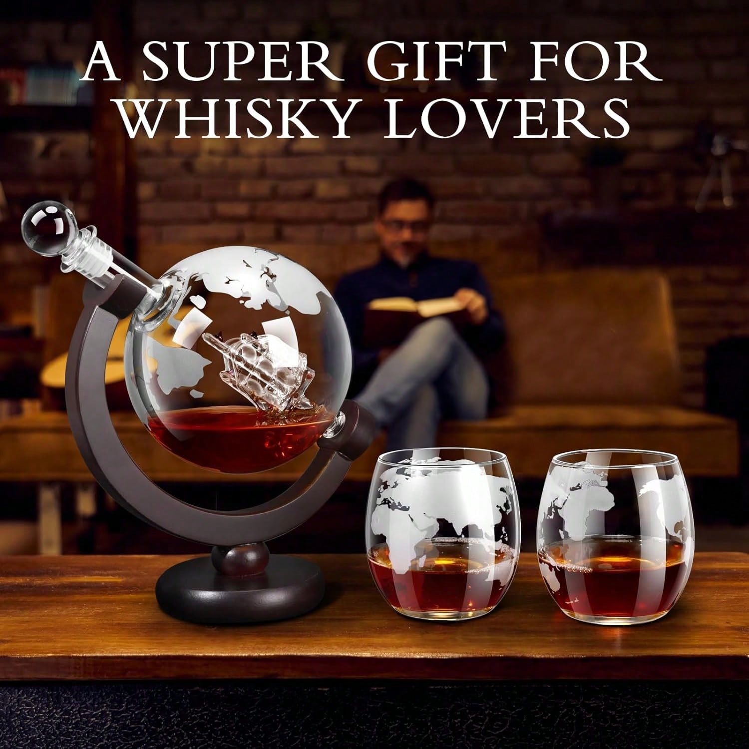 Erkekler için Viski Sürahisi K - Decanter Globe Set incelemesi ve fiyatı