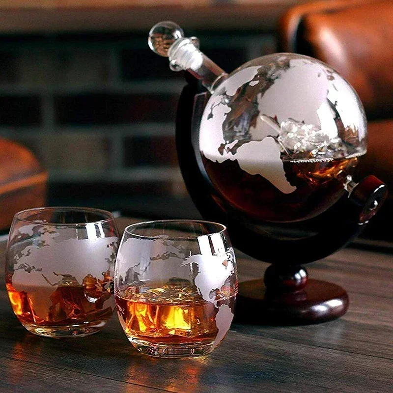 Kurşunsuz karaf ile yaratıcı k - Decanter Globe Set incelemesi ve fiyatı