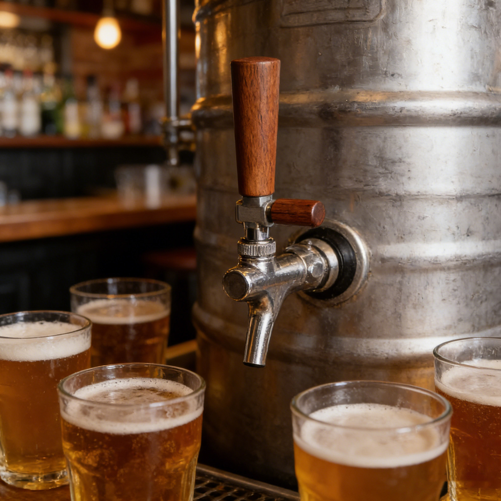 Rustik Ahşap Bira Musluk Kolu, - Home Bar And Restaurant incelemesi ve fiyatı