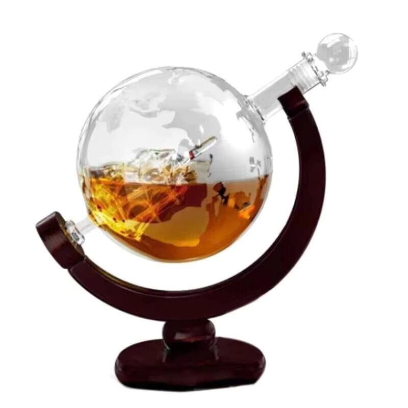 Sıcak 850 ML Viski Sürahi Anti - Decanter Globe Set incelemesi ve fiyatı