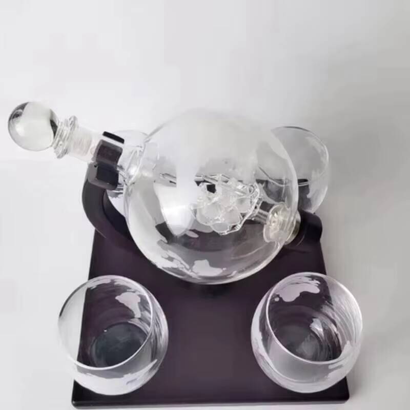 Sıcak 850 ML Viski Sürahi Anti - Decanter Globe Set incelemesi ve fiyatı