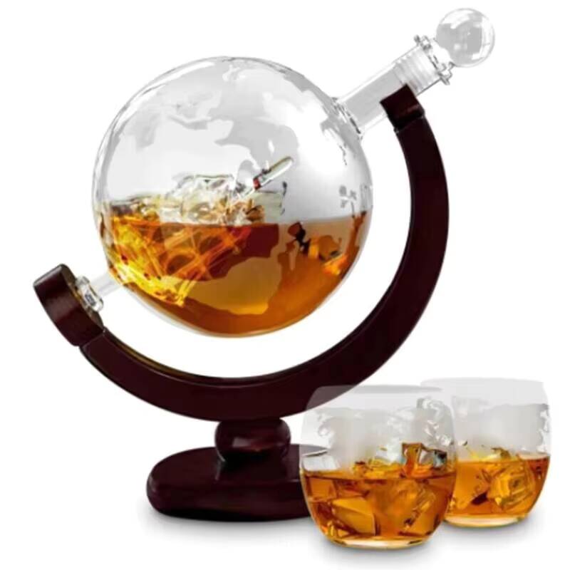 Sıcak 850 ML Viski Sürahi Anti - Decanter Globe Set incelemesi ve fiyatı